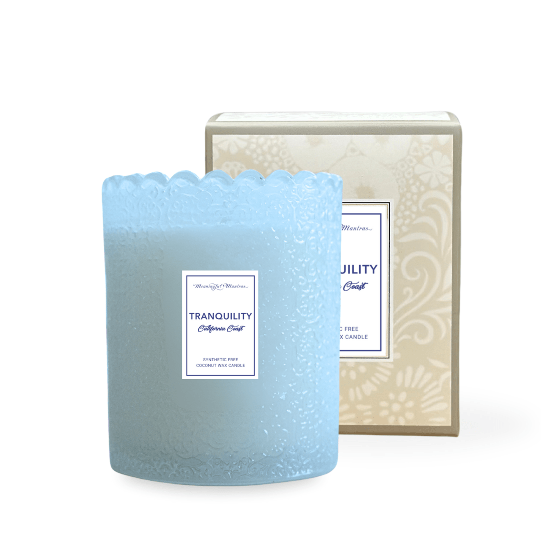 Tranquility California Coast Natural Candle 8oz Kaia Collection - Vegan America