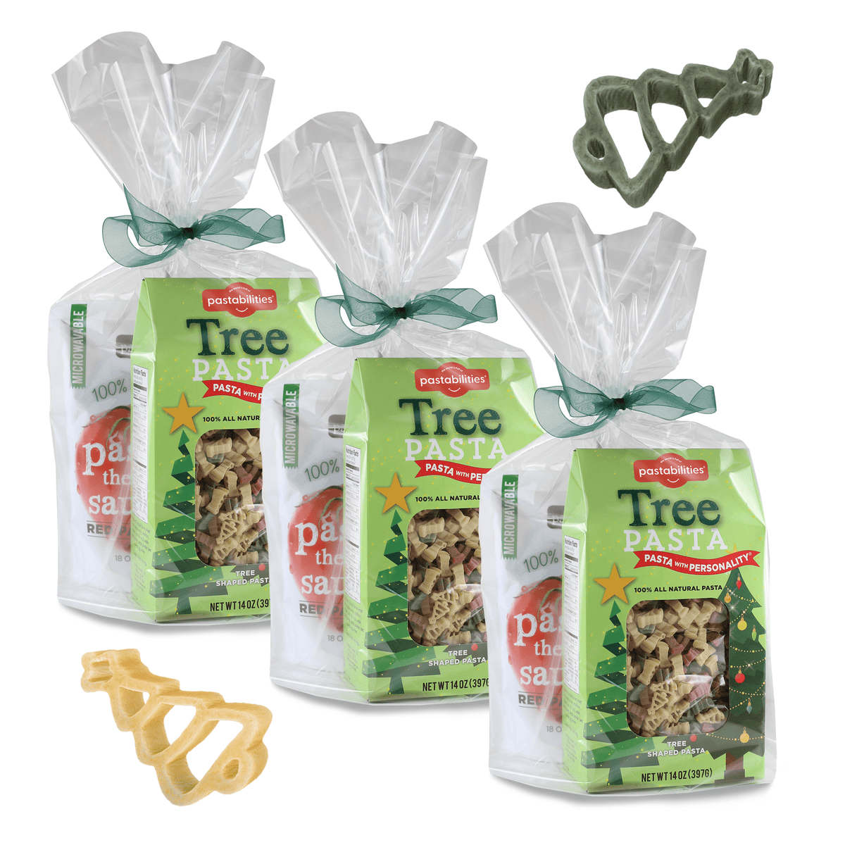 Christmas Tree Pasta & Sauce Gift Set - Vegan America