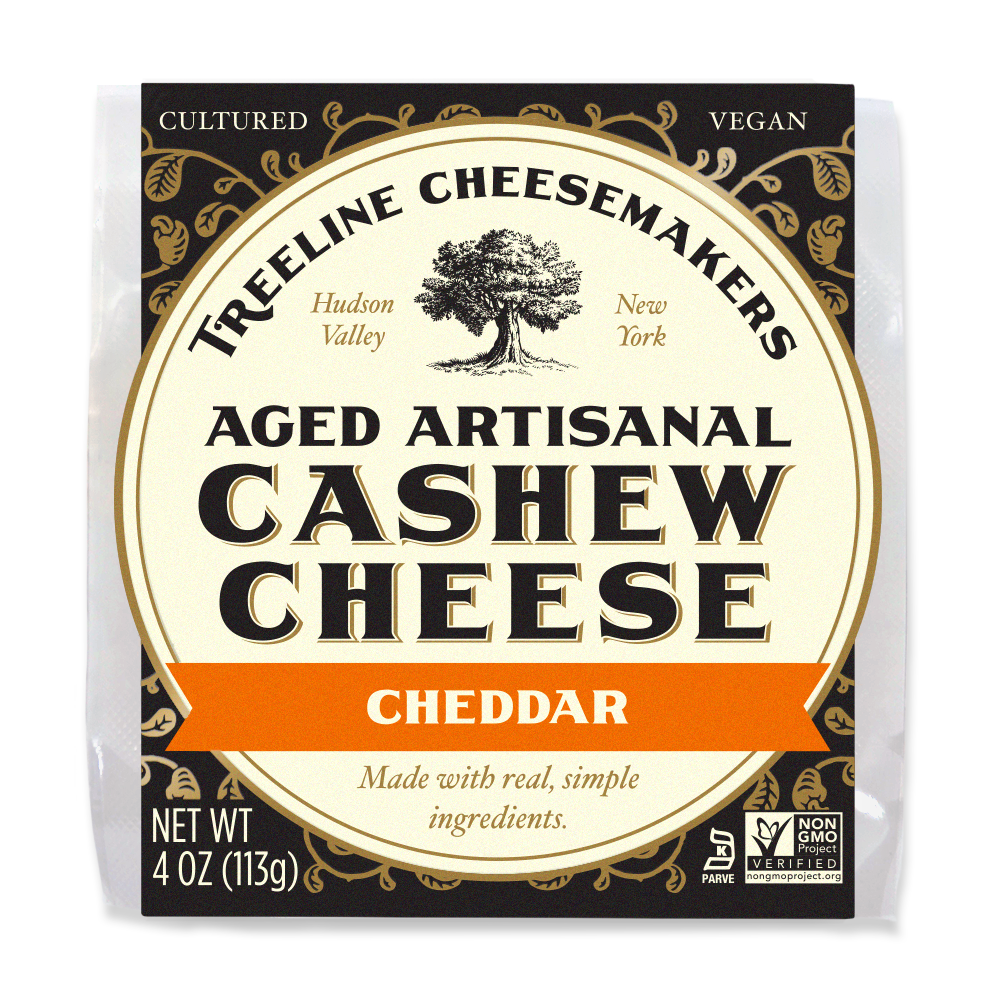 Cheddar Aged Artisanal Cashew Cheese