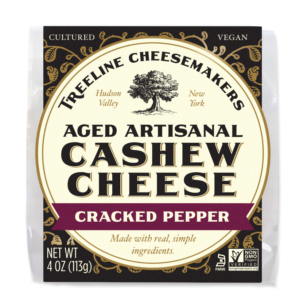 Cracked Pepper Aged Artisanal Cashew Cheese