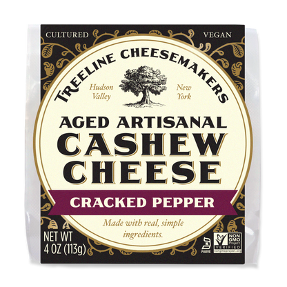 Cracked Pepper Aged Artisanal Cashew Cheese