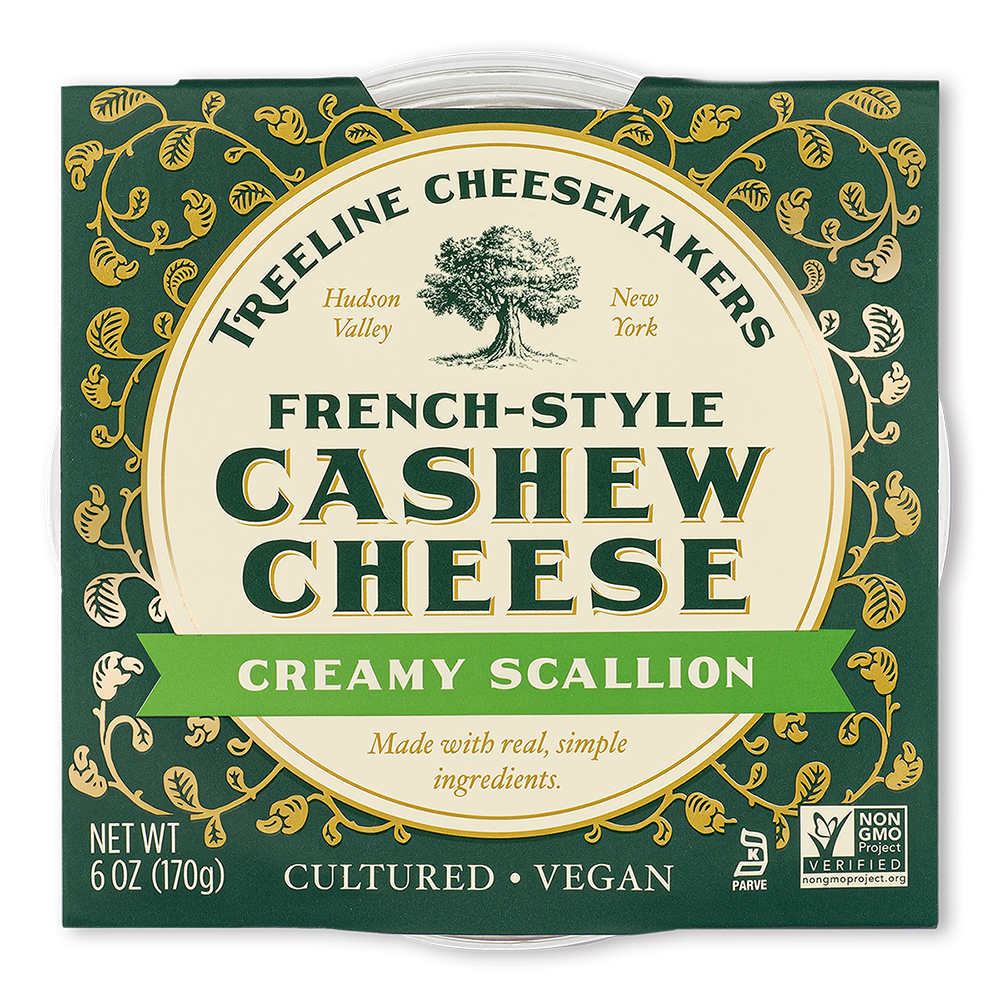 Creamy Scallion French-Style Cashew Cheese