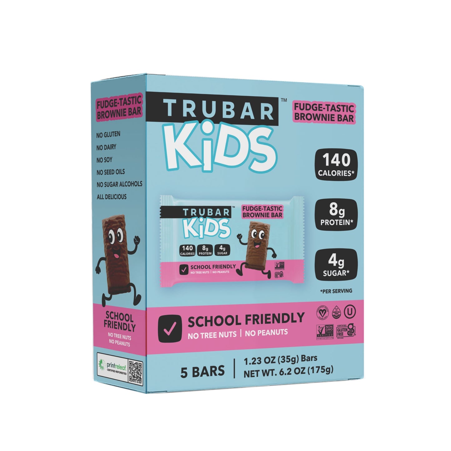 TRUBAR KiDS - Fudge-Tastic Brownie (5ct) - Vegan America