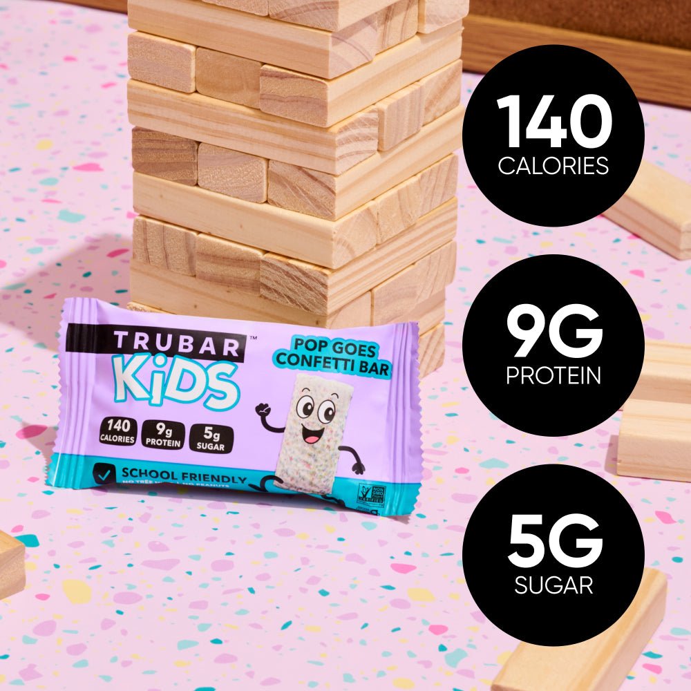 TRUBAR KiDS - Kids Pop Goes Confetti Cake Bar (5ct) - Vegan America