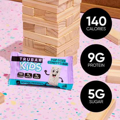TRUBAR KiDS - Kids Pop Goes Confetti Cake Bar (5ct) - Vegan America