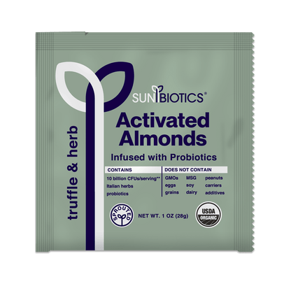 Activated Almonds - Infused with Probiotics - Truffle & Herb - Vegan America