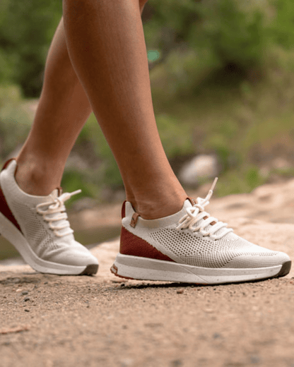 Tsavo W 2.0 White / Burgundy - Vegan America