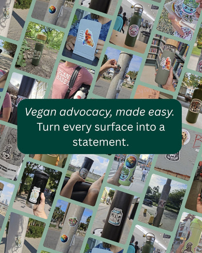 12 Pack Vegan Sticker Subscription