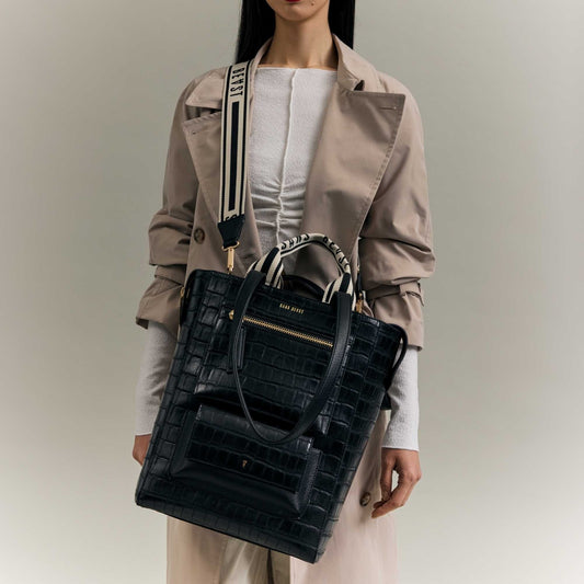 Corridor Bag Strap - Licorice + Gold