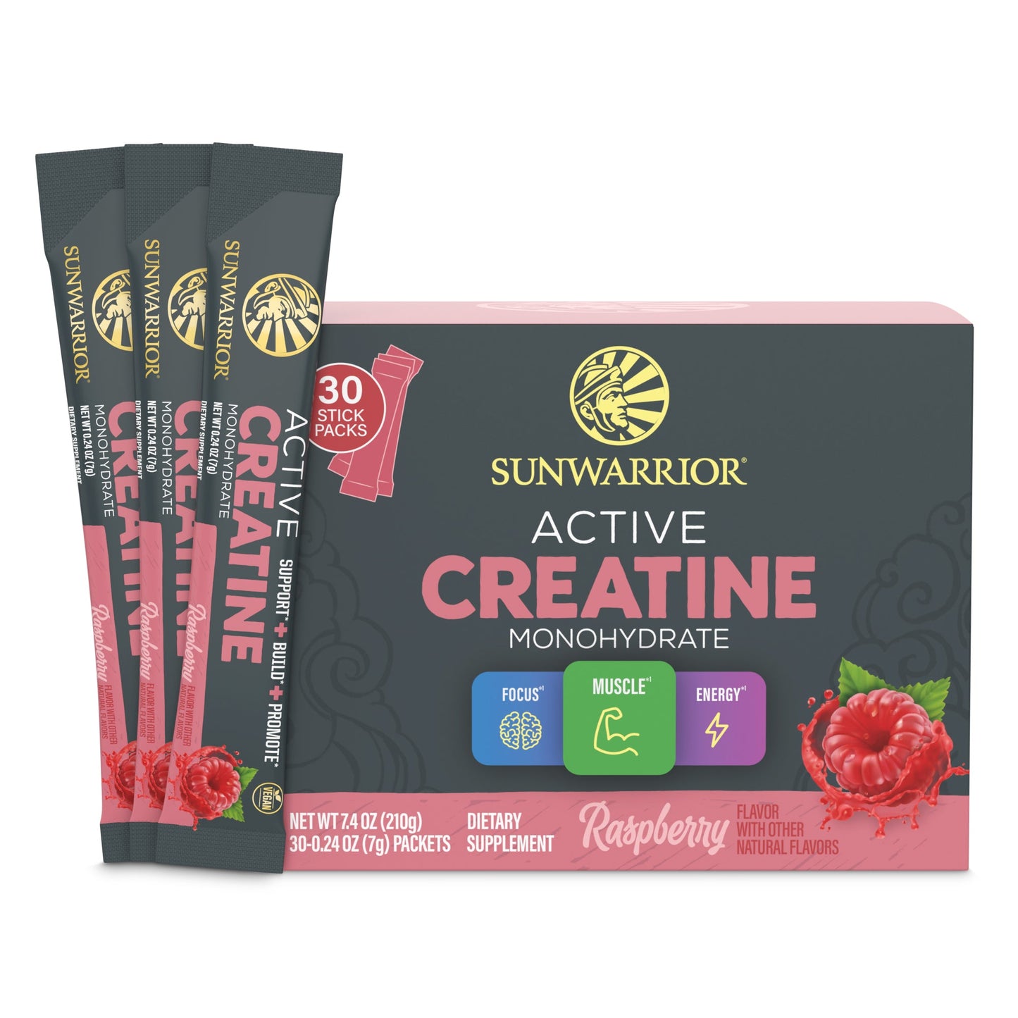 Active Creatine 30 Sticks Raspberry