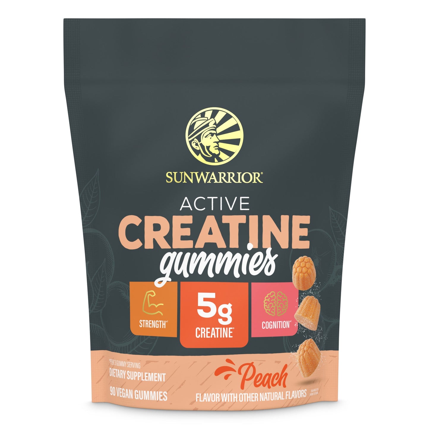 Creatine Gummies for Strength - Peach