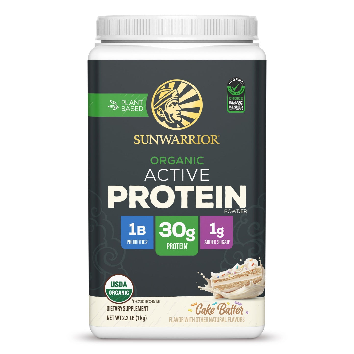 Sunwarrior Sport Active Protein Cake Batter