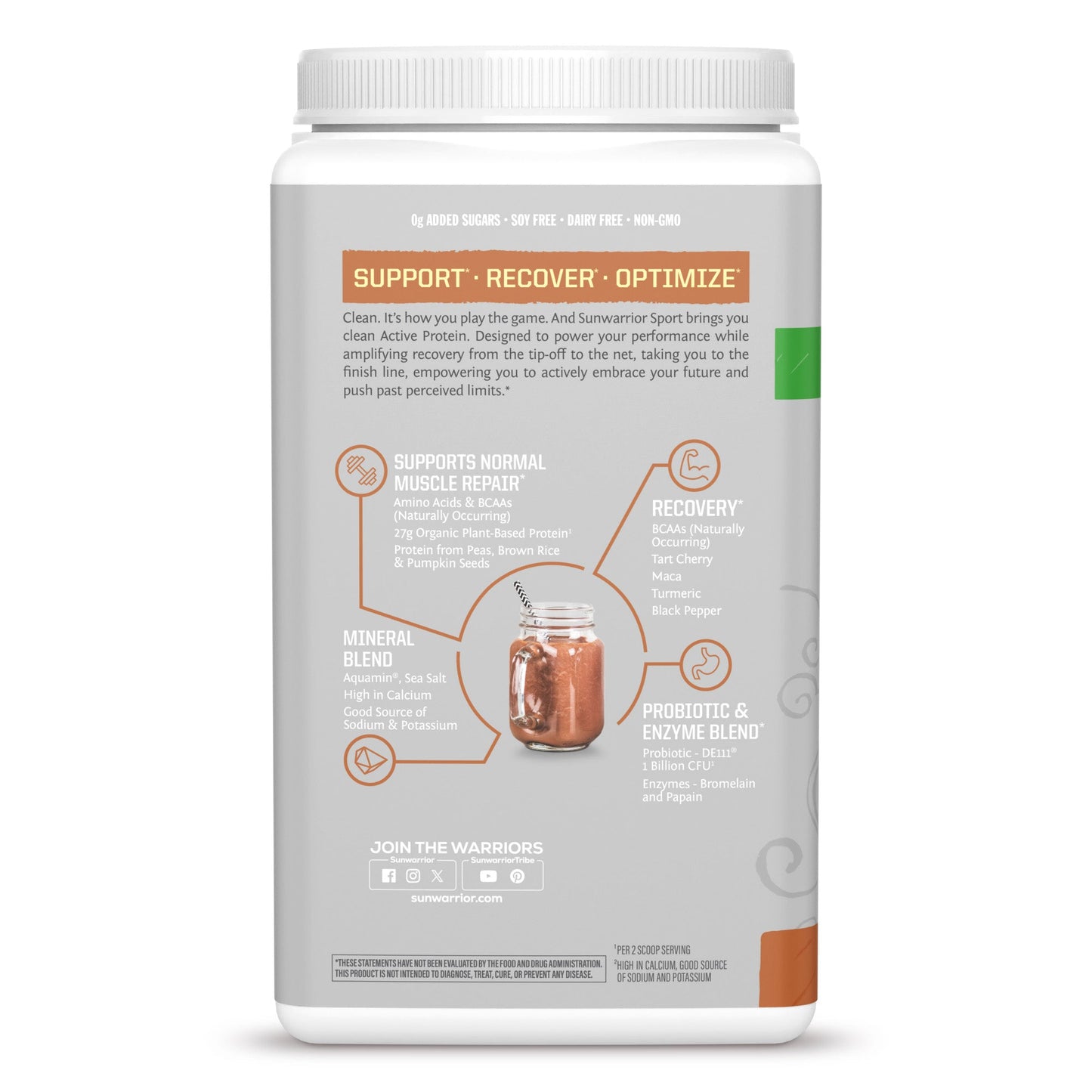 Sunwarrior Sport Active Protein Chocolate Peanut Butter