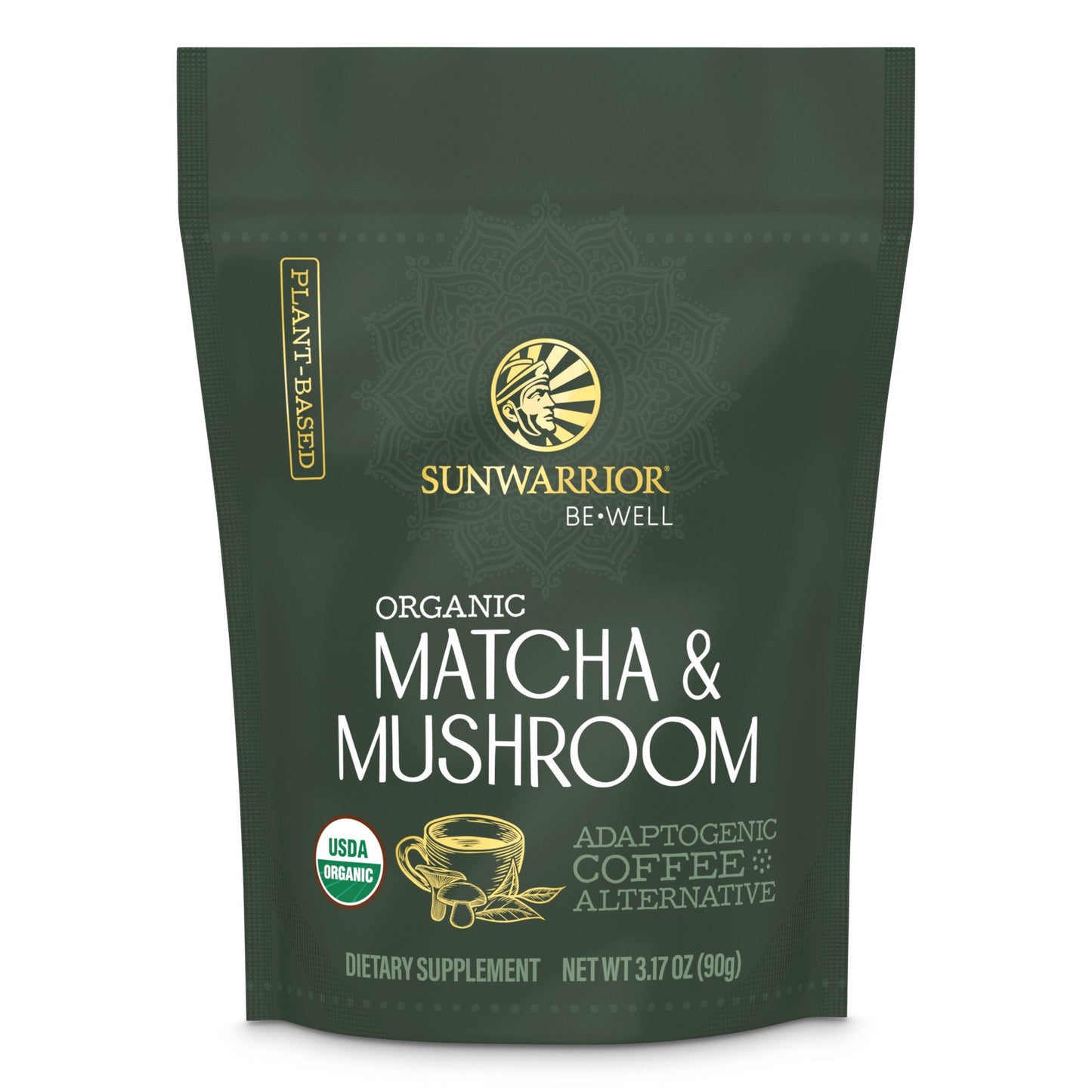 Be•Well Organic Matcha and Mushroom Powder