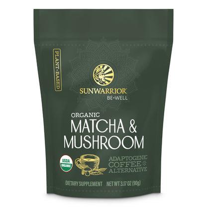 Be•Well Organic Matcha and Mushroom Powder