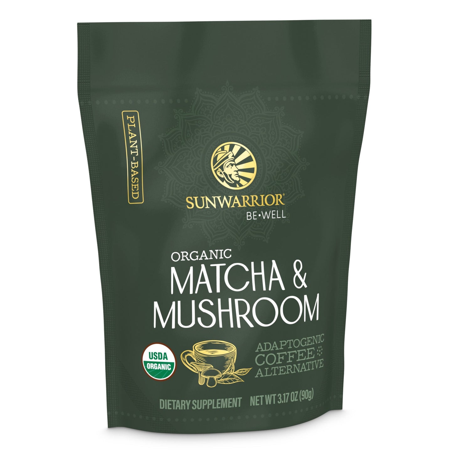 Be•Well Organic Matcha and Mushroom Powder