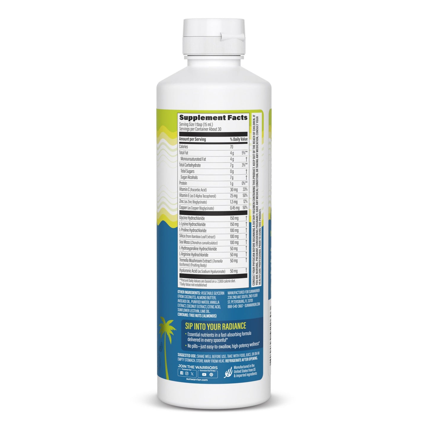 Liquid Vegan Collagen Boost Coconut Lime