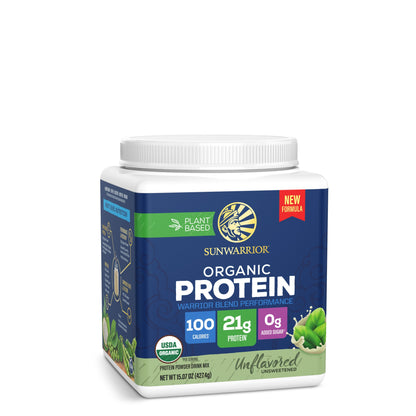 Organic Protein for Performance with BCAAs - Warrior Blend Unflavored