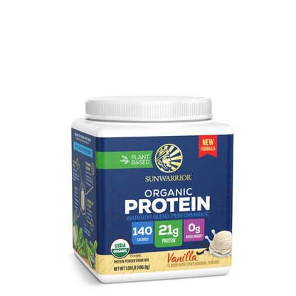 Organic Protein for Performance with BCAAs - Warrior Blend Vanilla