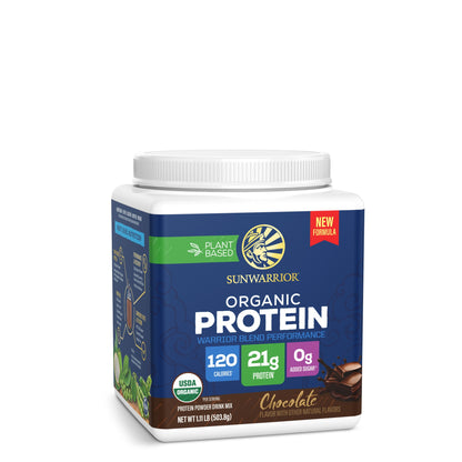 Organic Protein for Performance with BCAAs - Warrior Blend Chocolate