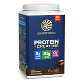 Protein for Strength with 5g Creatine - Warrior Blend Chocolate - Vegan America