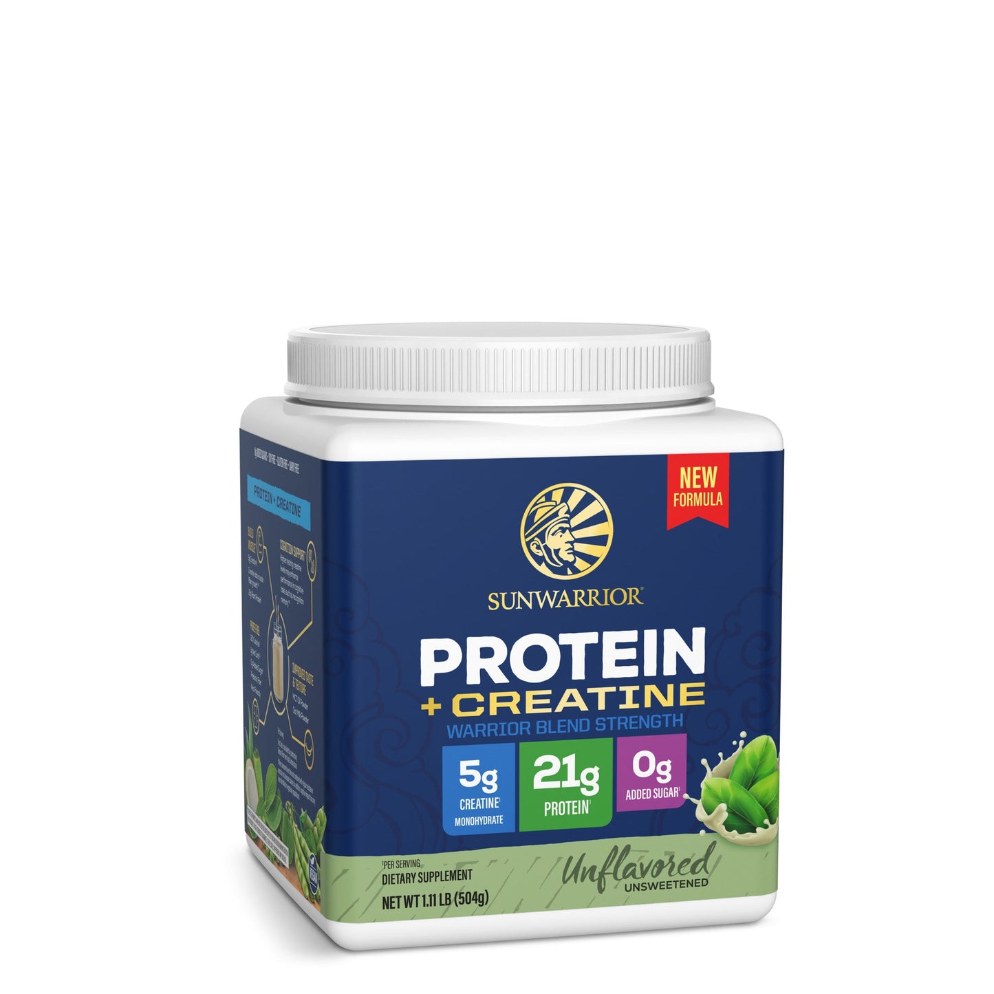 Protein for Strength with 5g Creatine - Warrior Blend Unflavored
