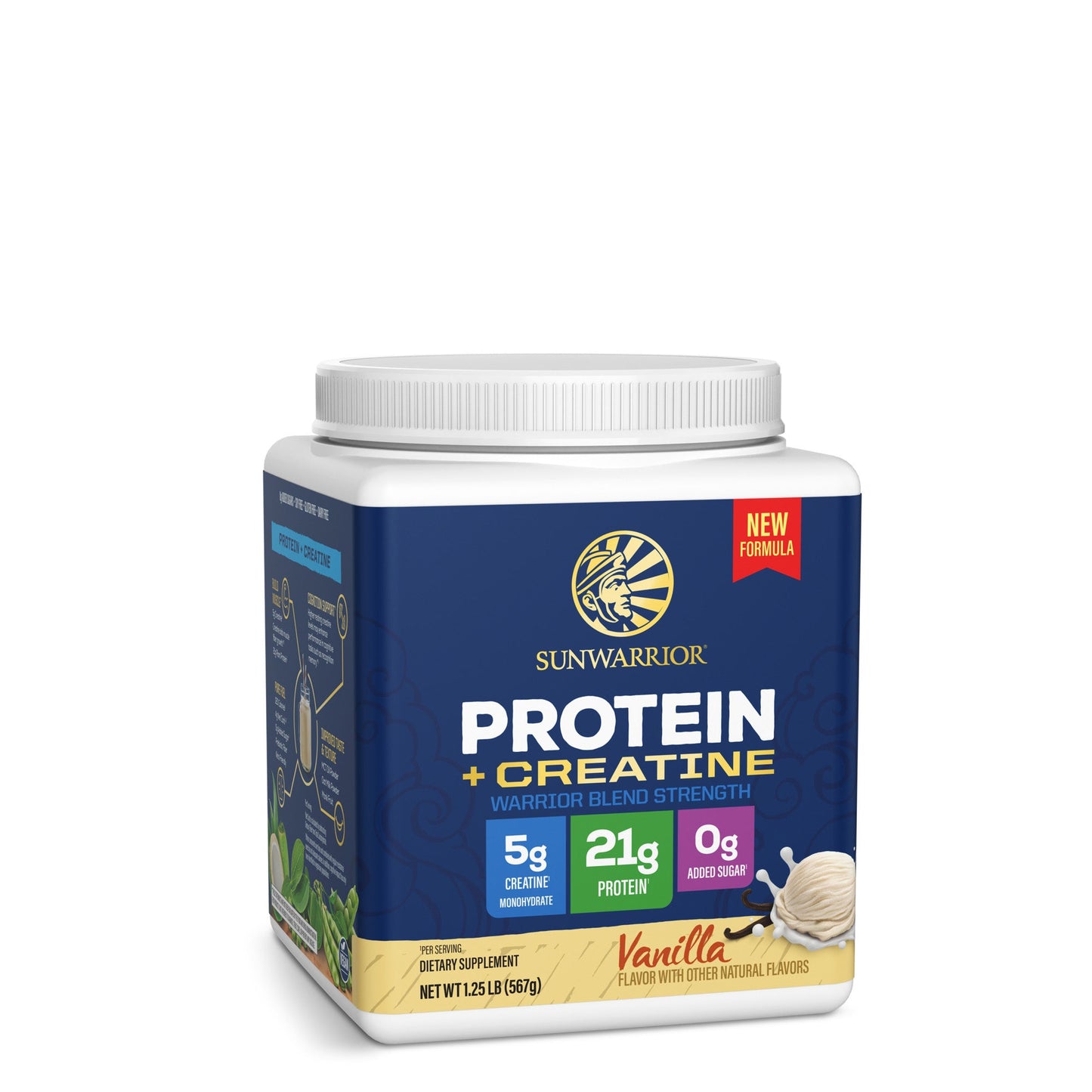 Protein for Strength with 5g Creatine - Warrior Blend Vanilla