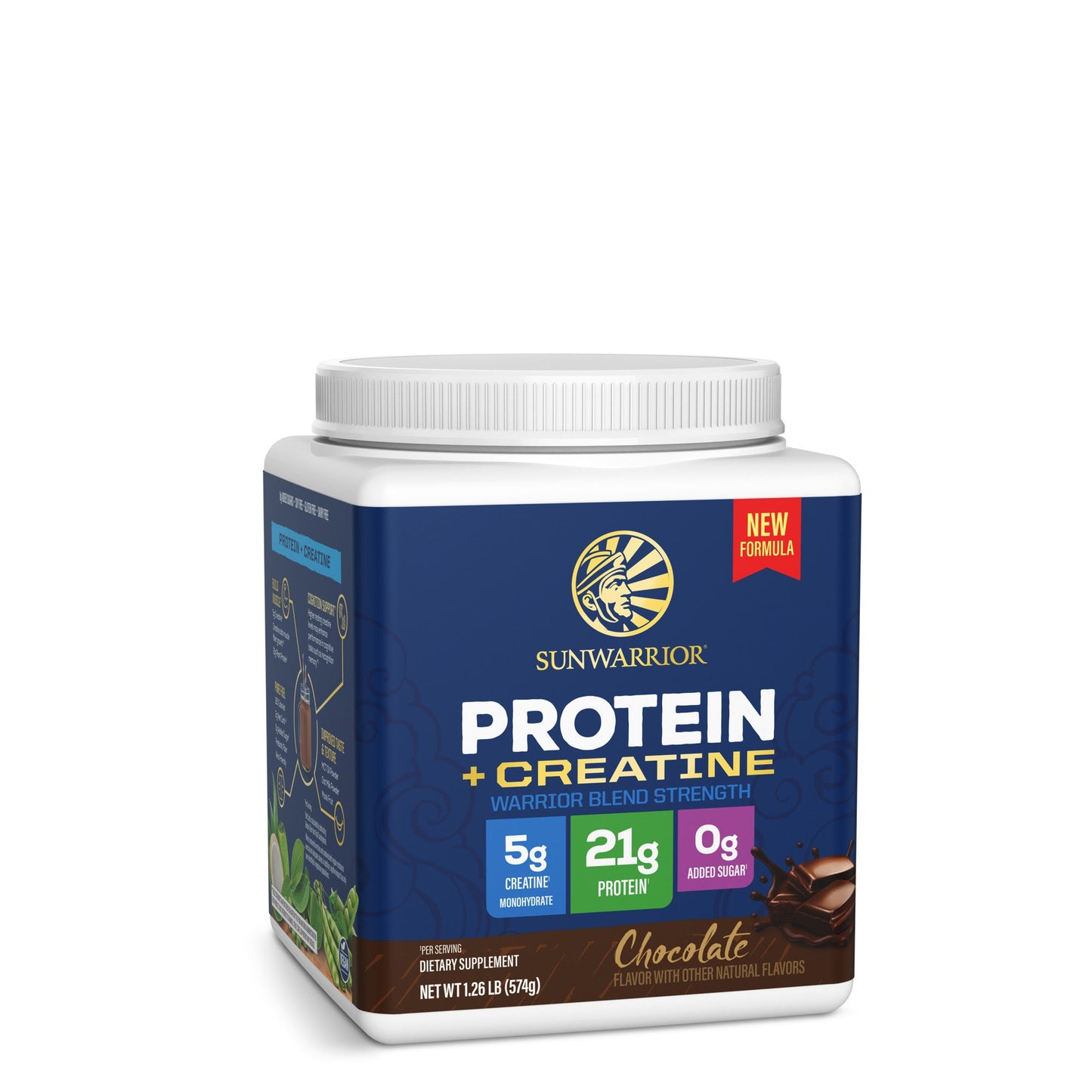 Protein for Strength with 5g Creatine - Warrior Blend Chocolate