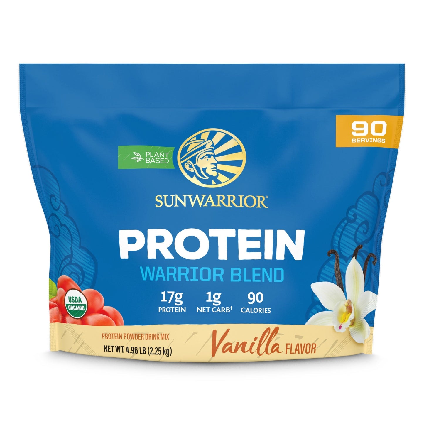 Warrior Blend Organic 90 Servings Vanilla