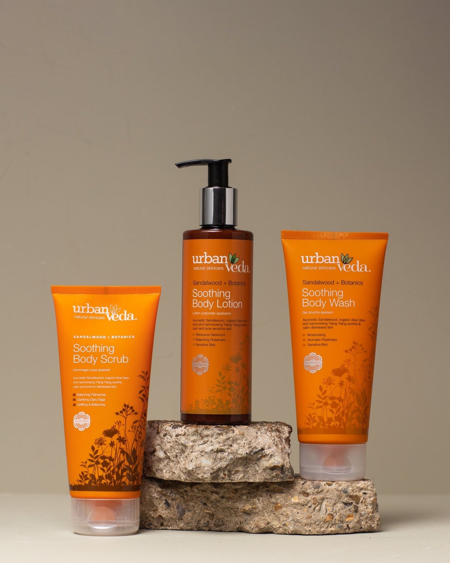 Soothing Ayurvedic Body Trio - Vegan America