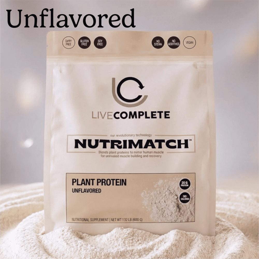 NutriMatch™ Unflavored Plant Protein Powder with 96% Match Rate - Vegan America