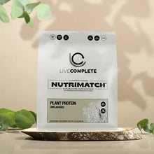 LiveComplete NutriMatch™ Plant Protein | CASE PACK 8 units | Unflavored | 20 Servings | 20g Clean Vegan Protein Powder with 96% Match Rate