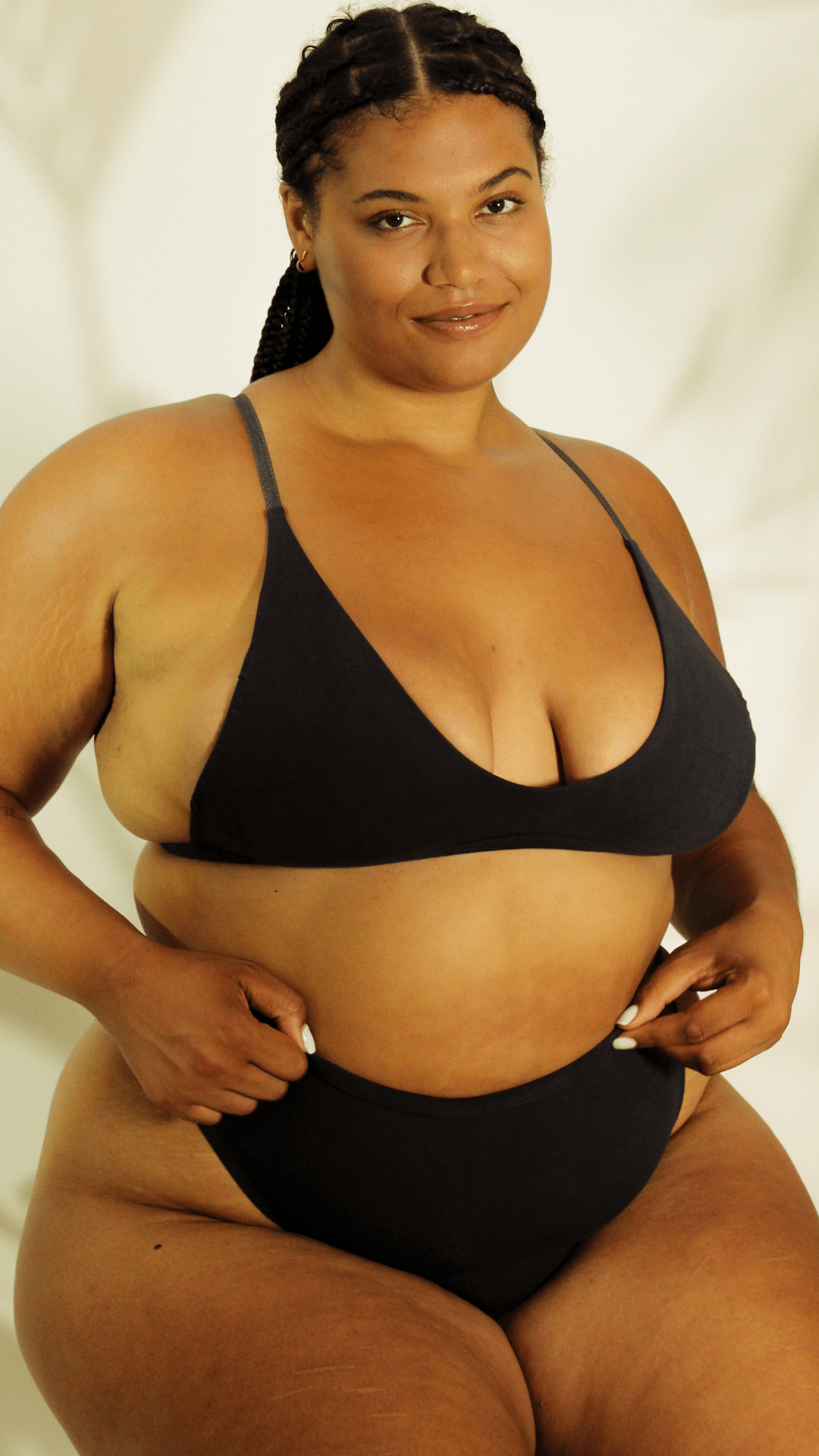 Shanta Bikini Bra & Brief Set - Vetiver Blend - Vegan America