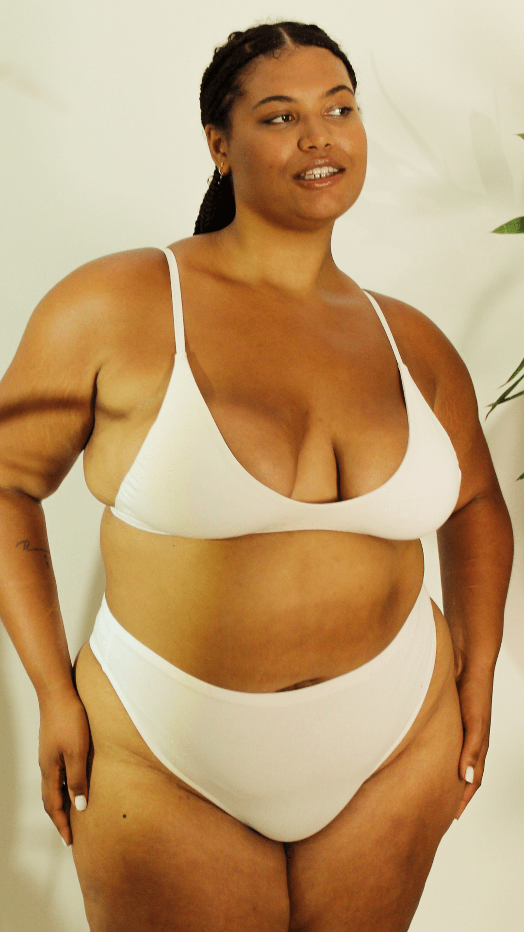 Shanta Bikini Bra & Brief Set - Neem Leaf Blend - Vegan America