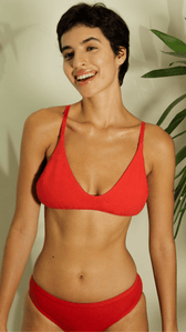 Shanta Bikini Bra - Sappan Bark - Vegan America