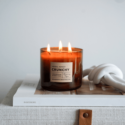 Crunchy Herbal Remedy Natural Candle - Vegan America