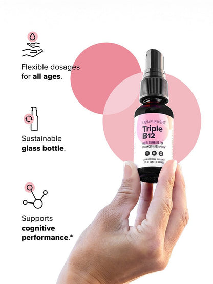 COMPLEMENT® Triple B12 - Vegan America