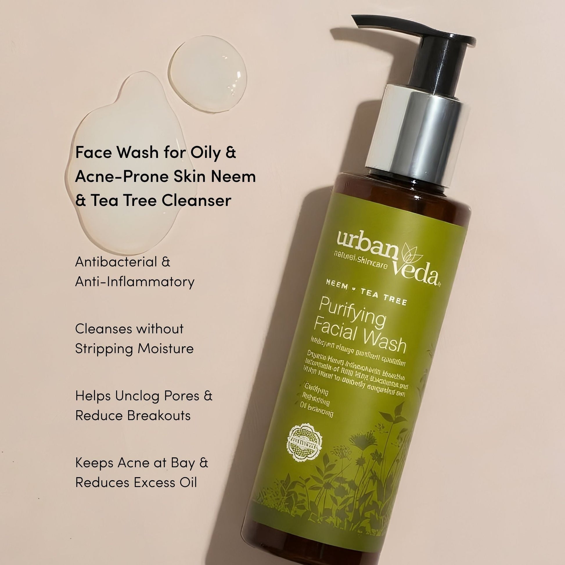 Purifying Daily Facial Wash for Oily & Acne - Prone Skin - Vegan America