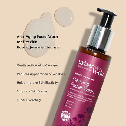 Reviving Daily Face Wash for Mature Skin | Firming Cleanser - Vegan America