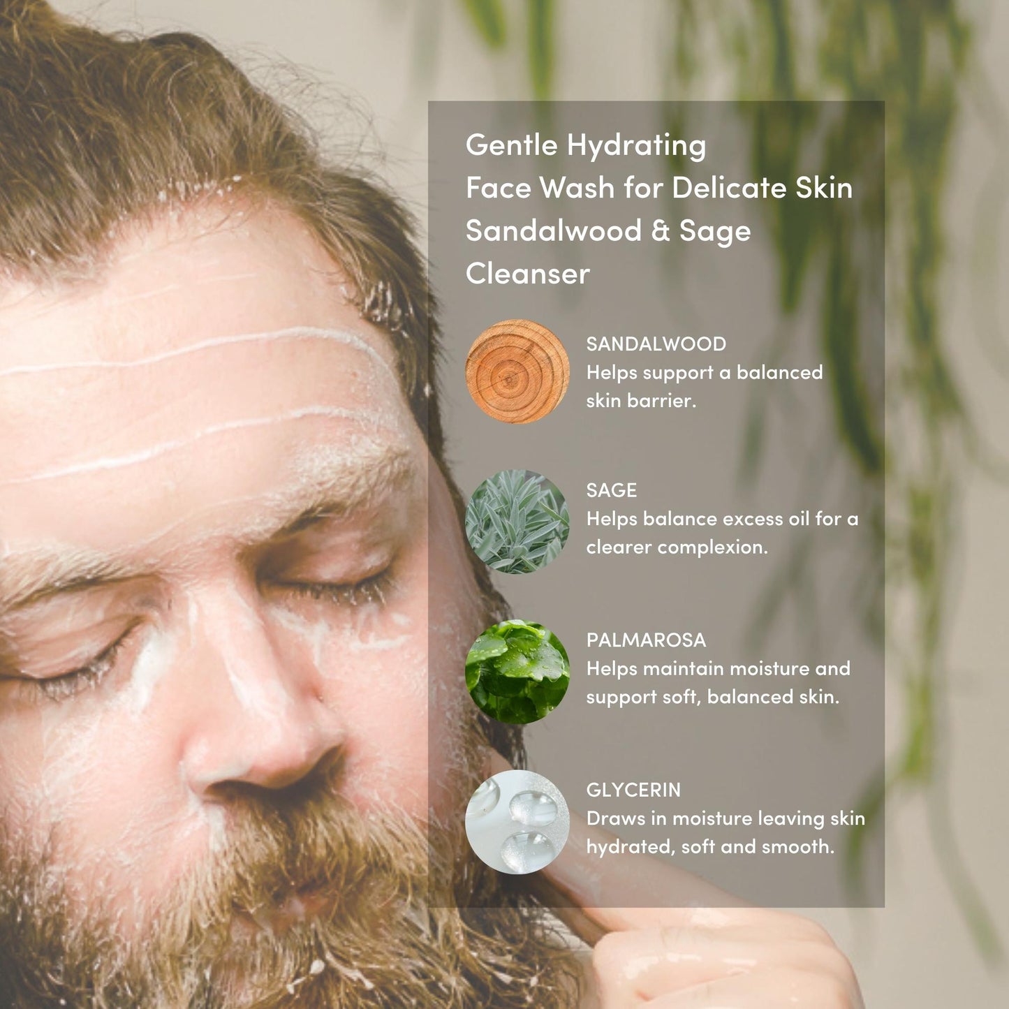 Soothing Daily Facial Wash for Dry & Sensitive Skin - Vegan America