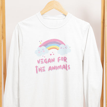 Vegan For The Animals Rainbow Sweatshirt