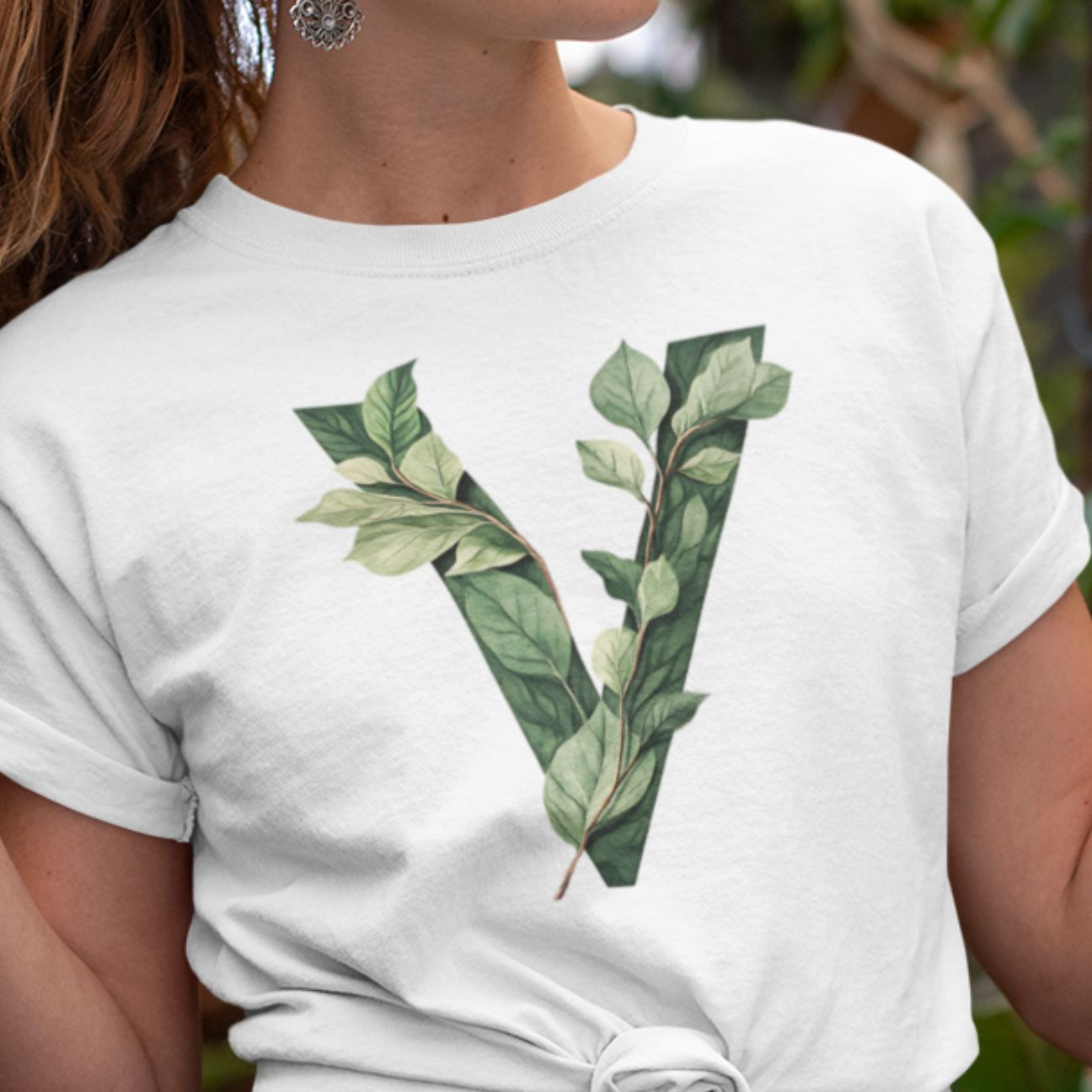 V For Vegan T-Shirt