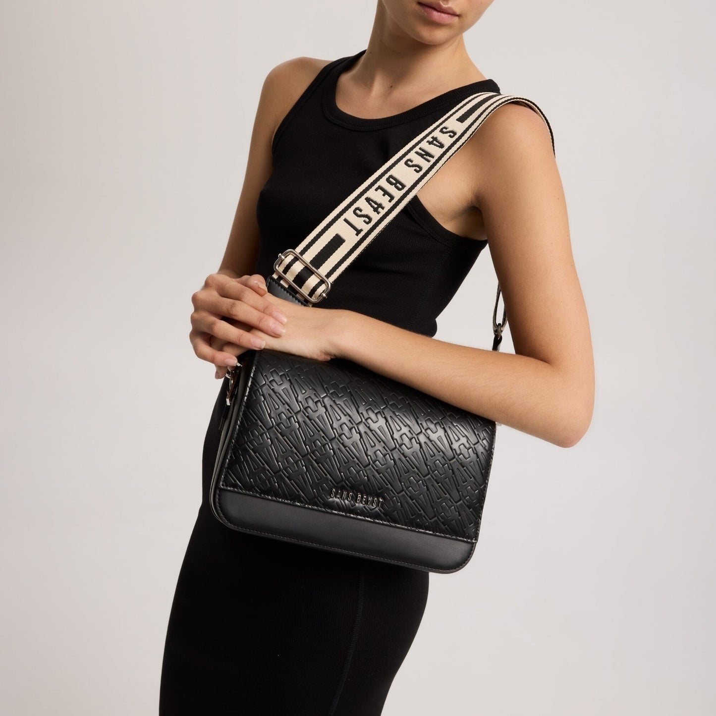 Corridor Bag Strap - Licorice + Silver