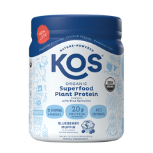 KOS Organic Plant Protein, Blueberry Muffin, 10 servings