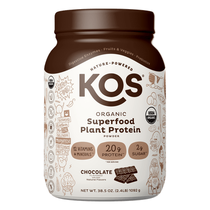 Organic Plant Protein, Chocolate, 28 Servings - Vegan America