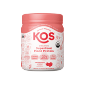 Organic Plant Based Protein Powder Strawberries & Cream Flavored, 10 Servings - Vegan America