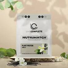 LiveComplete NutriMatch™ Plant Protein | CASE PACK 8 units | Vanilla | 20 Servings | 20g Clean Plant Protein Powder with 96% Match Rate