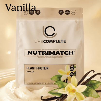NutriMatch™ Vanilla Plant Protein Powder with 96% Match Rate - Vegan America