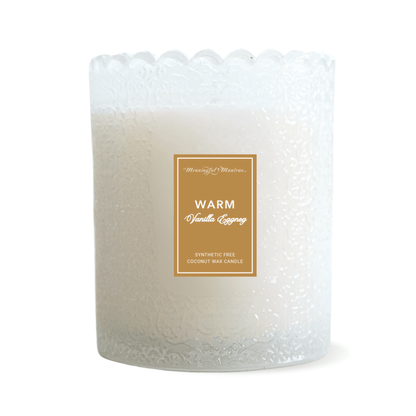 Vanilla Eggnog Natural Candle 8oz Kaia Collection - Vegan America
