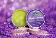 VEGAN MYSTIC DREAMS • Scented salve and healing lotion with organic Lavender, wildcrafted Mugwort & Lavender Essential Oil for soothing sensations and a calming essence